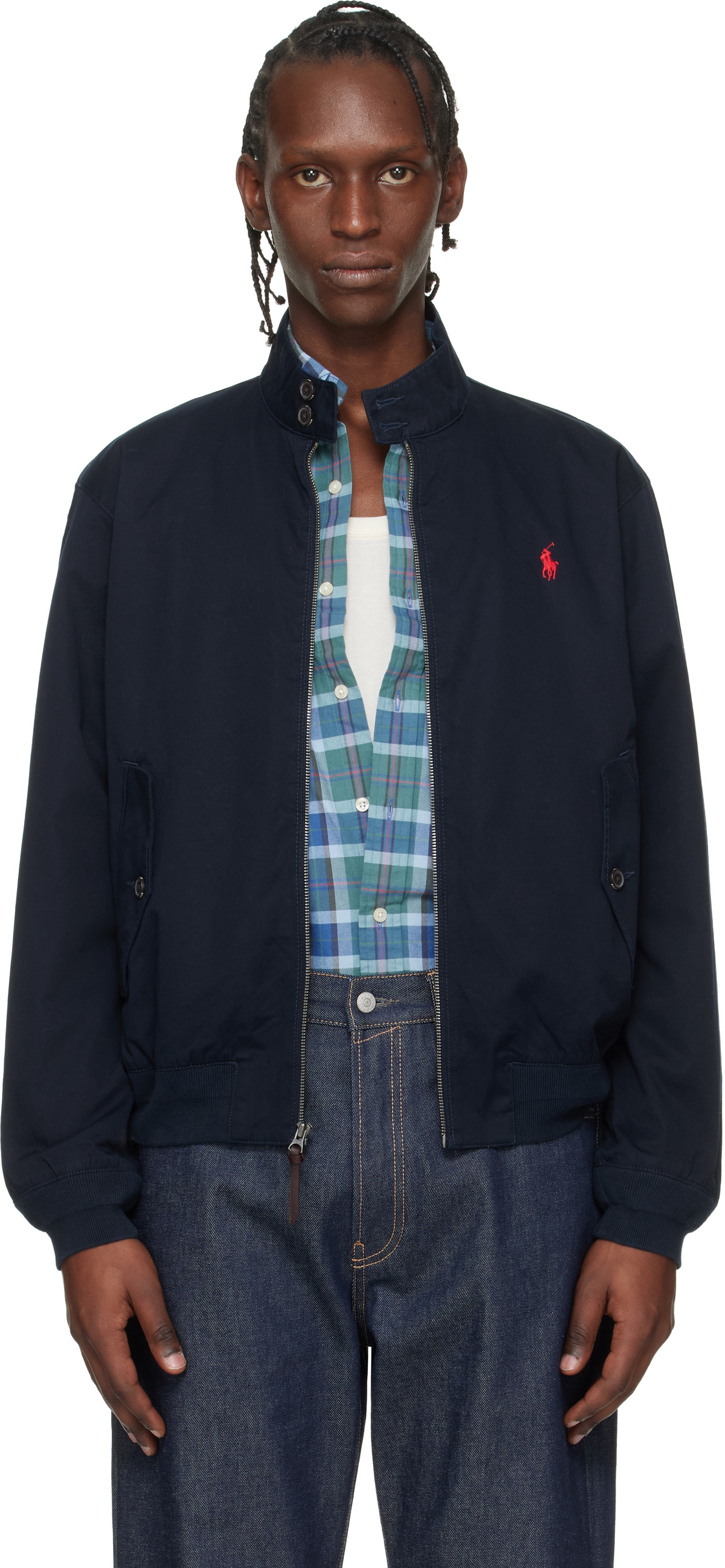 Polo Ralph Lauren Navy 'The Bedford Twill' Jacket Polo Ralph Lauren
