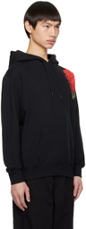 Yohji Yamamoto Black New Era Edition Printed Hoodie