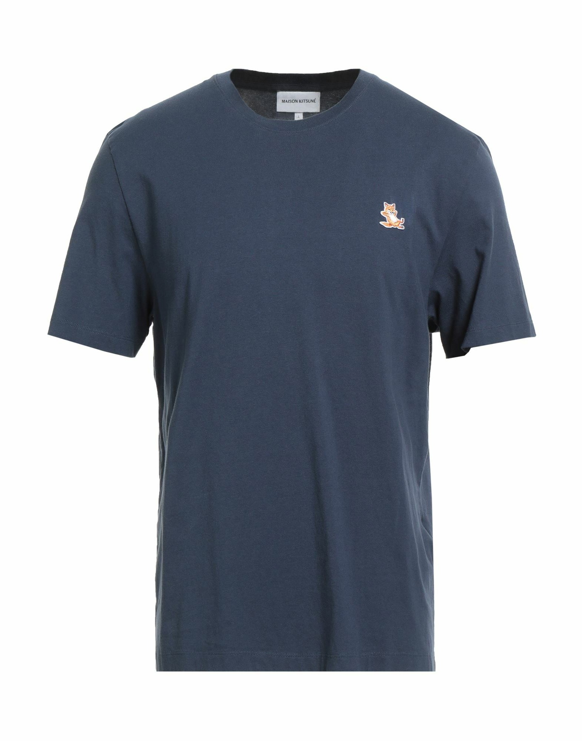 Maison Kitsuné Mens T-shirt Slate in Blue