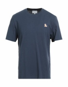 Maison Kitsuné Mens T-shirt Slate in Blue