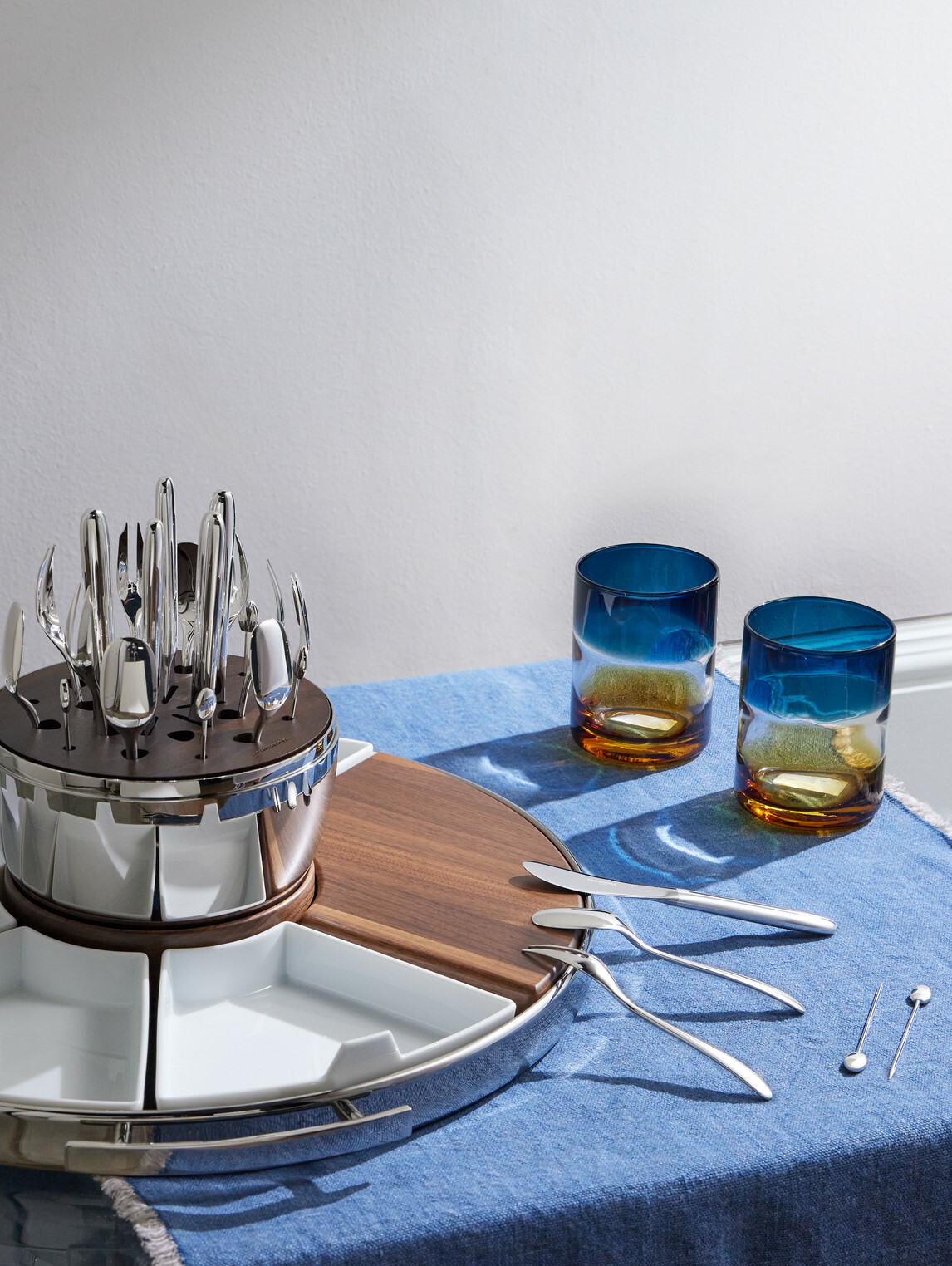 Christofle - MOOD Party Silver-Plated Flatware Set with Case