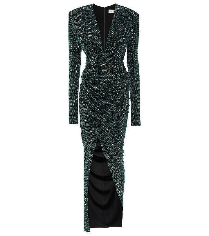 Photo: Alexandre Vauthier Embellished jersey maxi gown