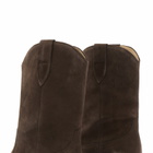 Isabel Marant Women's Duerto Suede Cowboy Boot in Chocolate