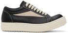 Rick Owens Black Porterville Vintage Sneakers