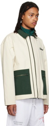 Palmes Off-White Double Zip Jacket