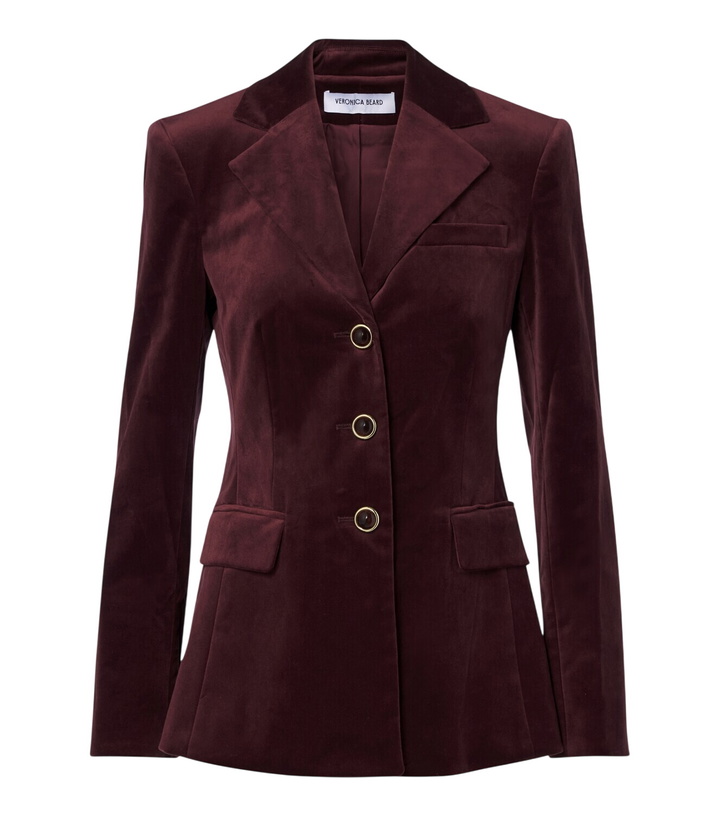 Photo: Veronica Beard Raelynn cotton-blend velvet blazer