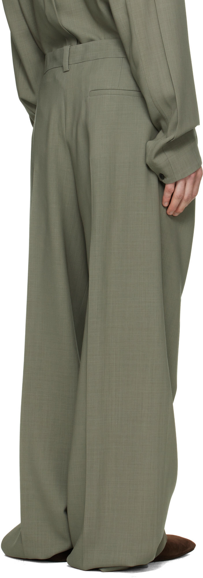 Calvin Klein Collection Taupe Eric Trousers