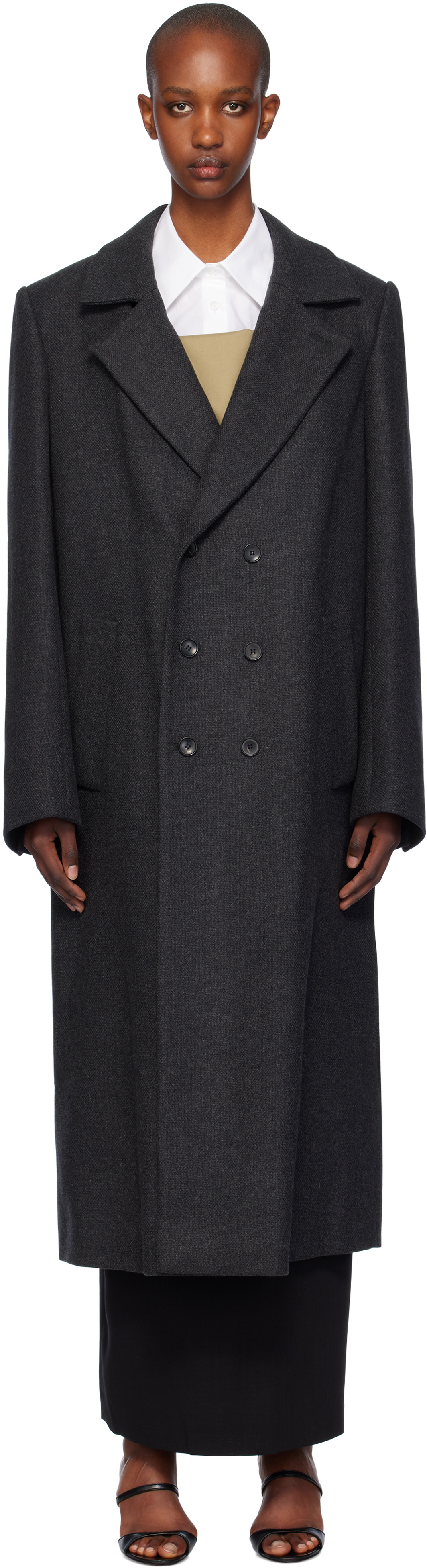 La Collection Gray Achilles Coat