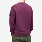 Stone Island Men's Garment Dyed Crew Sweatshirt in Dark Burgundy