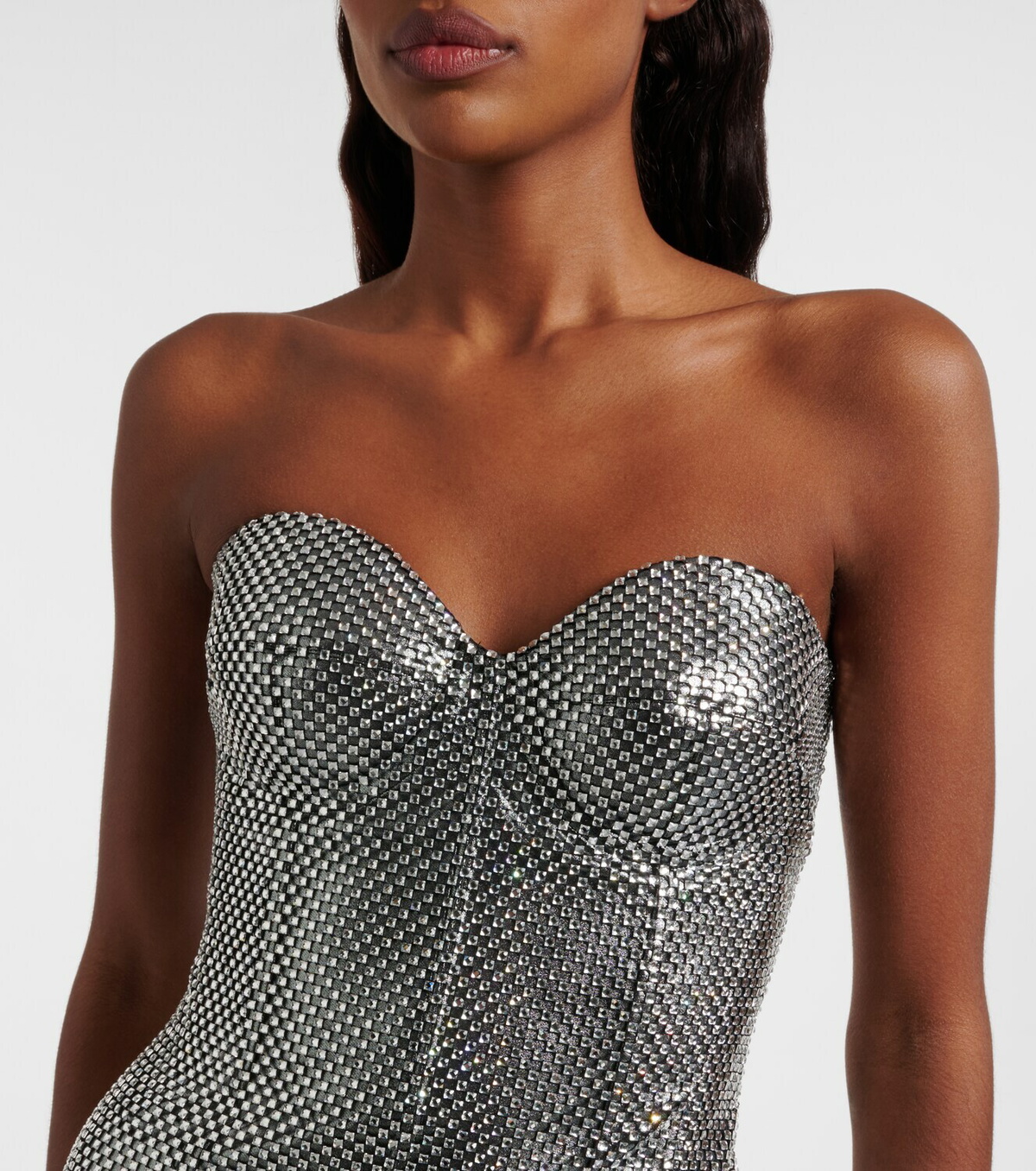 Dolce&Gabbana Embellished corset minidress