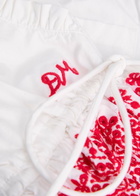 Damson Madder Jenna Cherry Broderie-anglaise Cotton Shorts White