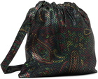 NEEDLES Black & Green Pochette Tote