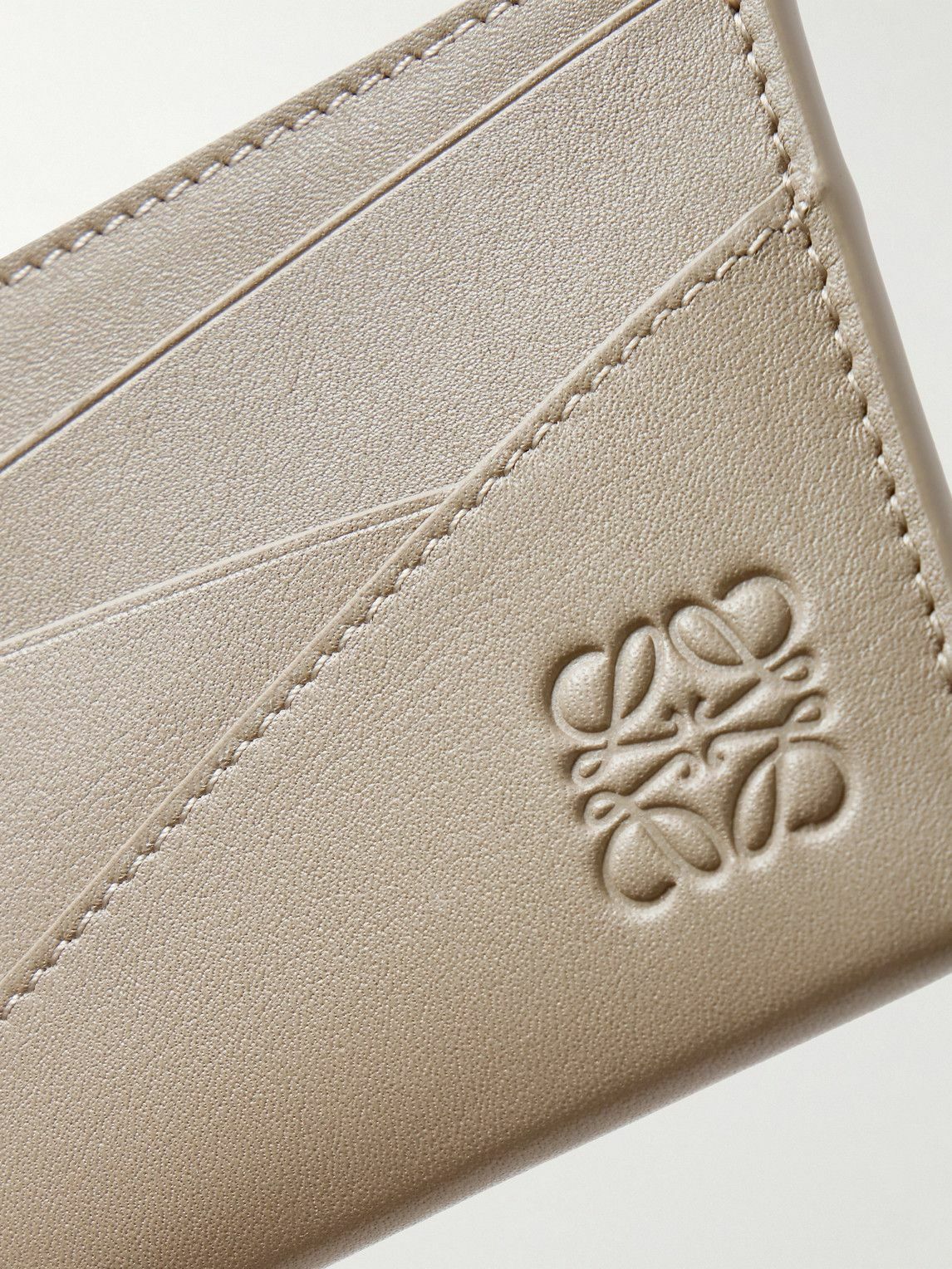 LOEWE - Puzzle Logo-Debossed Leather Cardholder
