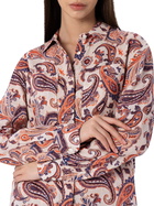 MC2 Saint Barth Woman Linen Shirt Alodie With Paisley Print And Pockets