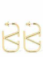 VALENTINO GARAVANI - 4.5cm V Logo Signature Earrings