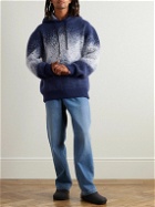 Missoni - Jacquard-Knit Wool Hoodie - Blue