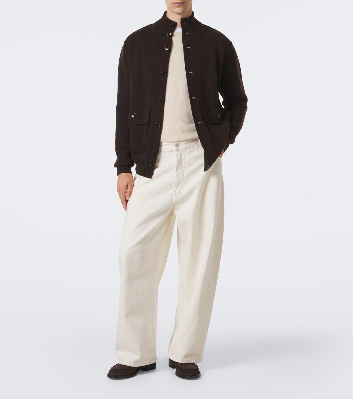 Allude Wool and cashmere cardigan
