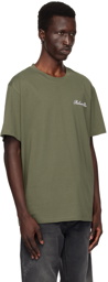 Balmain Khaki 'Balmain Signature' T-Shirt