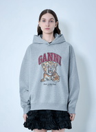GANNI Isoli Beaded Baby Tiger Print Sweatshirt