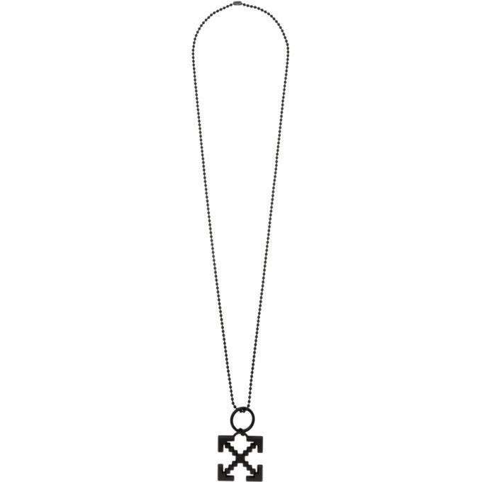 Photo: Off-White Black Arrows Scaffolding Necklace