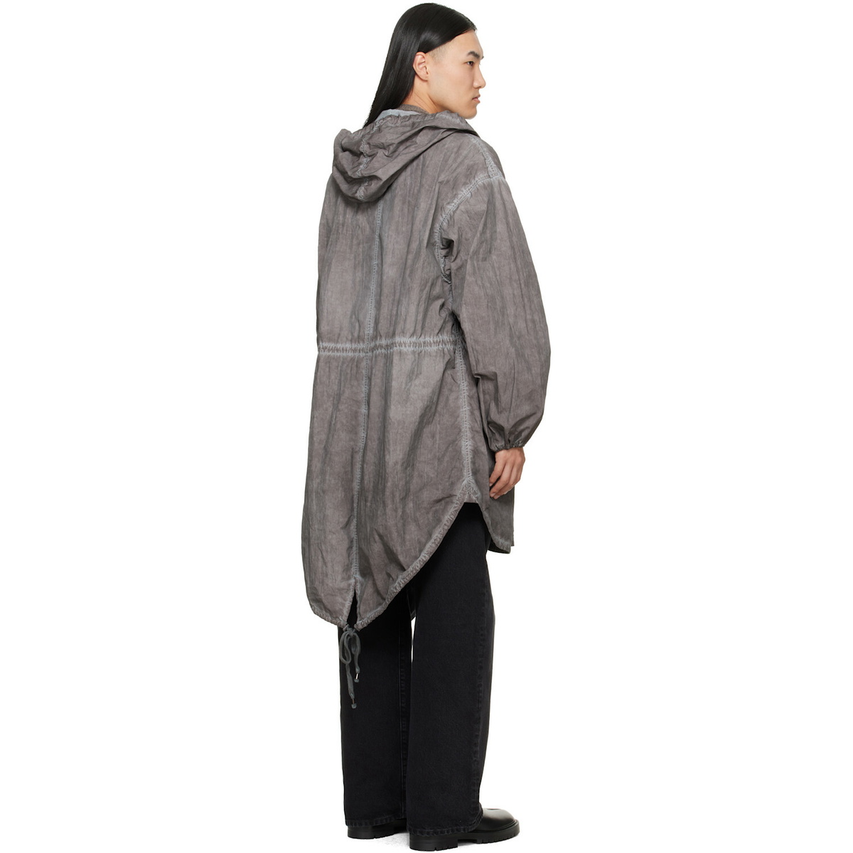 Maison Margiela Gray Hooded Parka