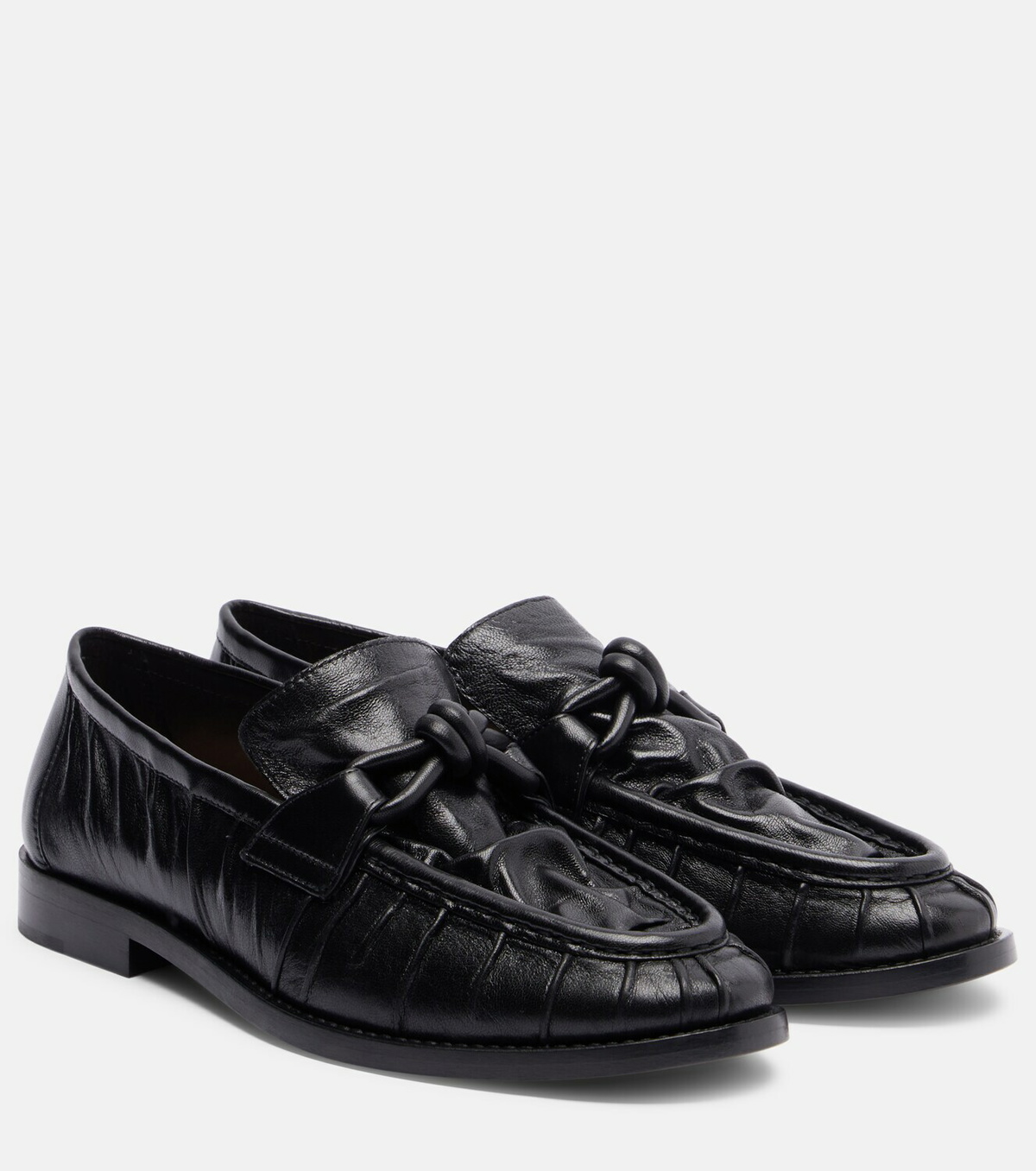 Bottega Veneta Astaire Knot leather loafers