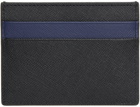 Marni Black & Blue Logo Card Holder
