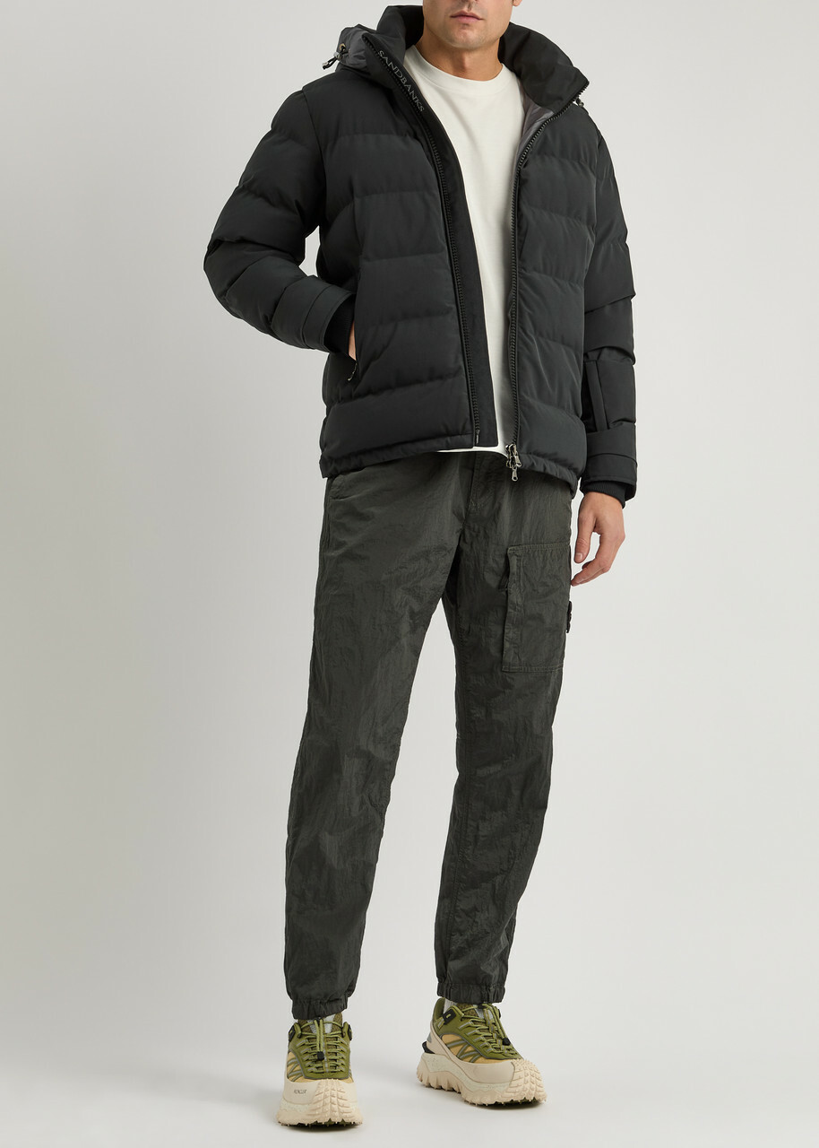 Sandbanks Banks Quilted Shell Jacket Black