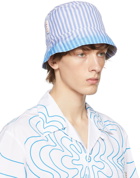 Marni Blue Dip-Dyed Bucket Hat