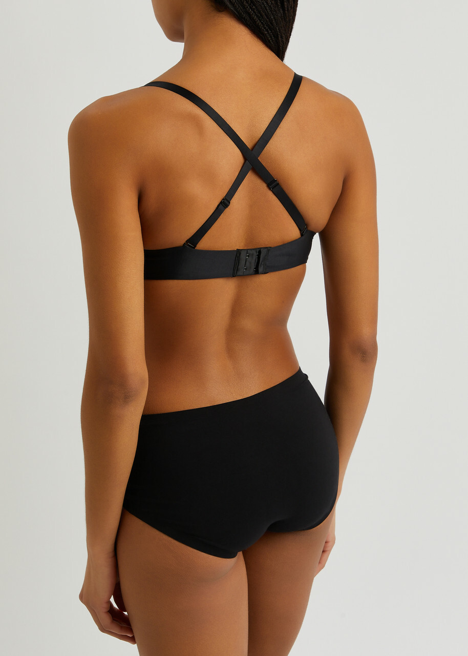 Wolford Sheer Touch Satin Push-up bra Black