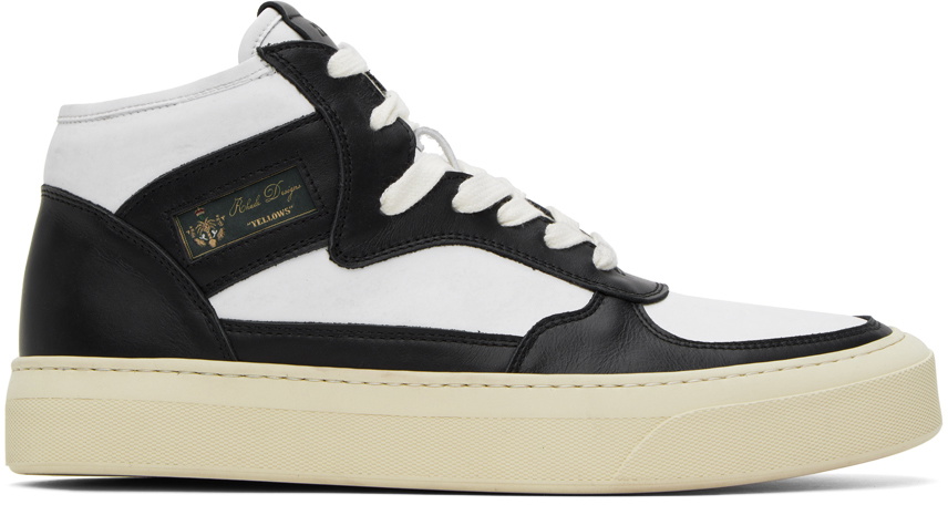 Rhude Black & White Cabriolets Sneakers Rhude