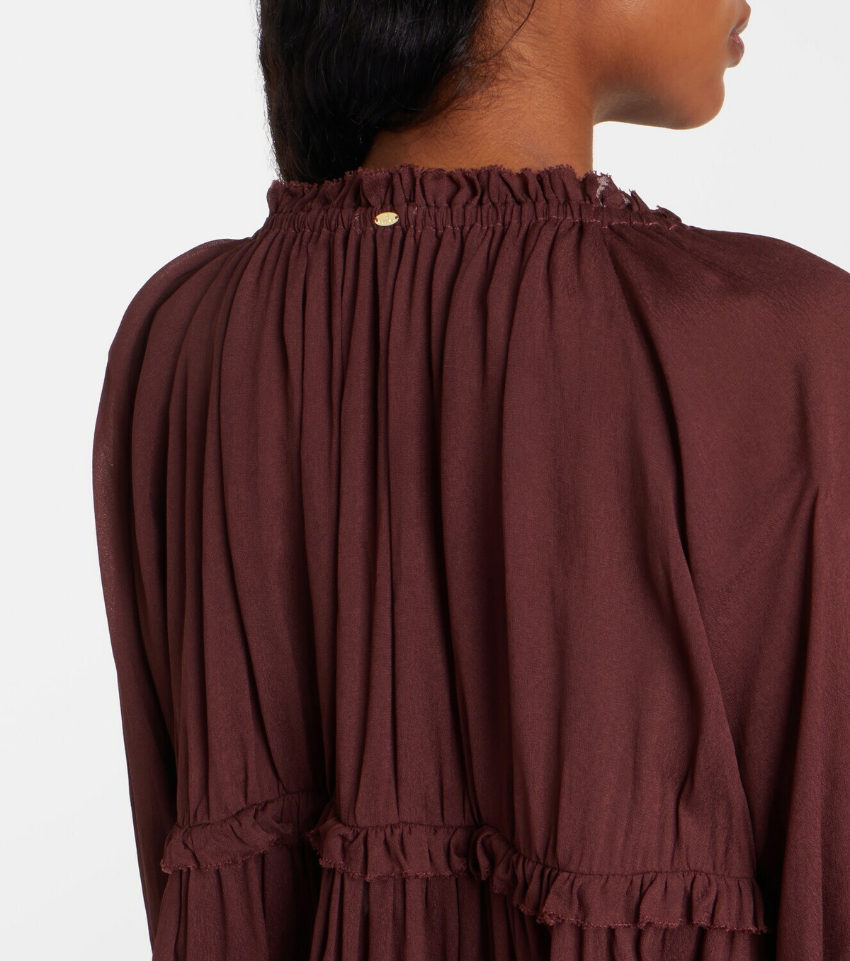 Poupette St Barth Moon ruffled blouse