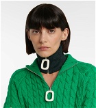 JW Anderson - Wool logo jacquard neckband