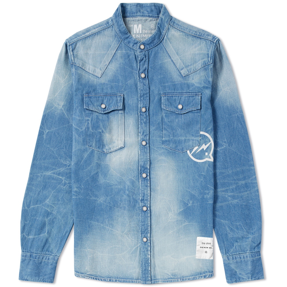 Denim by Vanquish & Fragment Western Denim Shirt Denim by Vanquish