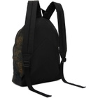 We11done Brown Fur Printed Backpack