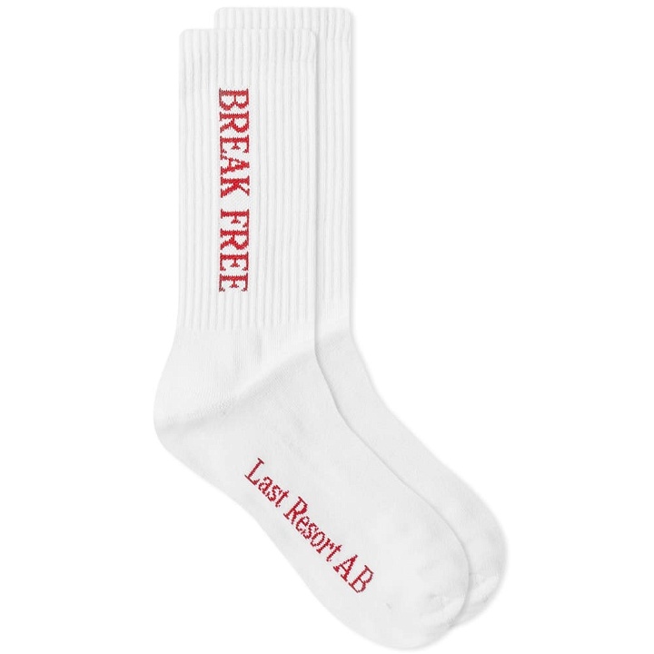 Photo: Last Resort AB Men's Break Free Socks in White