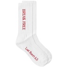 Last Resort AB Men's Break Free Socks in White