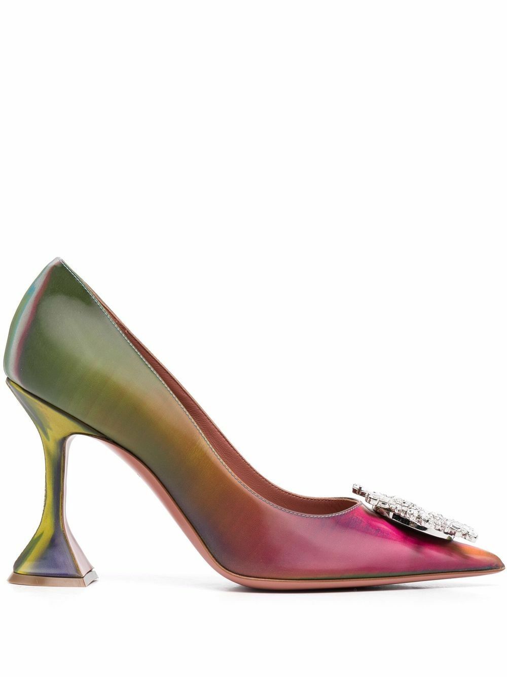amina muaddi heels black