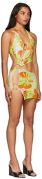 Louisa Ballou SSENSE Exclusive Pink & Green Sex Wax Dress