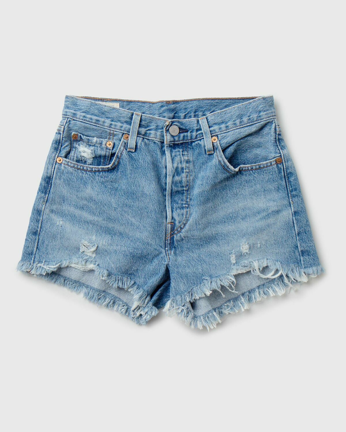 Levis 501 ORIGINAL SHORT Blue Womens Casual Short