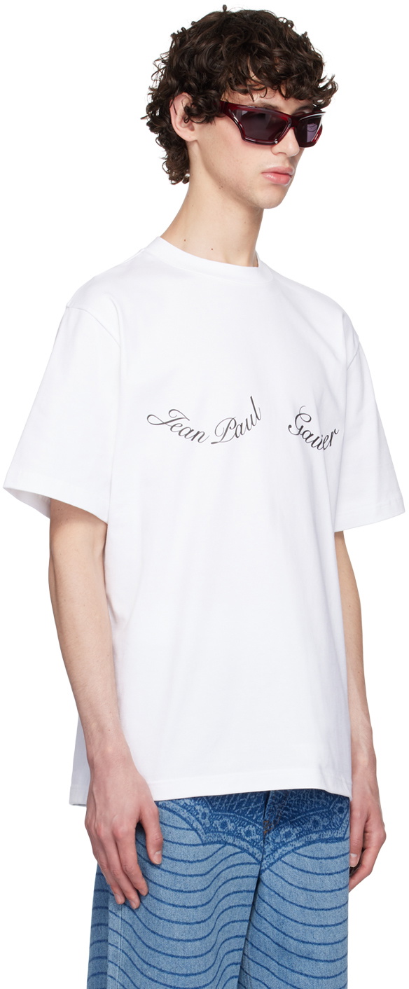 Jean Paul Gaultier White 'The Large Jean Paul Gaultier' T