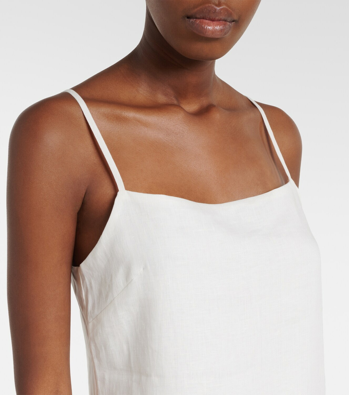 Asceno Geneva linen minidress