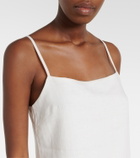 Asceno Geneva linen minidress