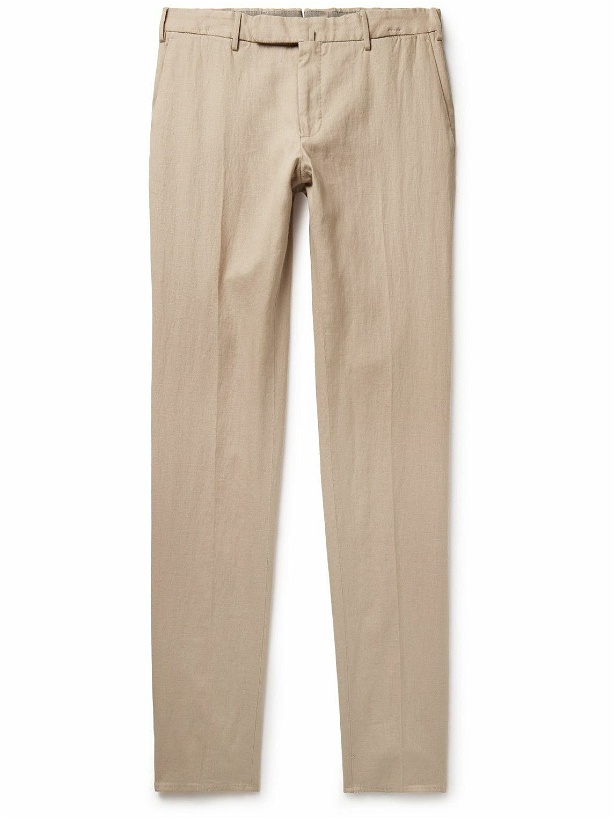 Photo: Incotex - Venezia 1951 Slim-Fit Linen Trousers - Neutrals