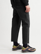 Ader Error - Distressed Cotton-Twill Trousers - Black