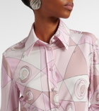 Pucci Occhi satin jersey shirt
