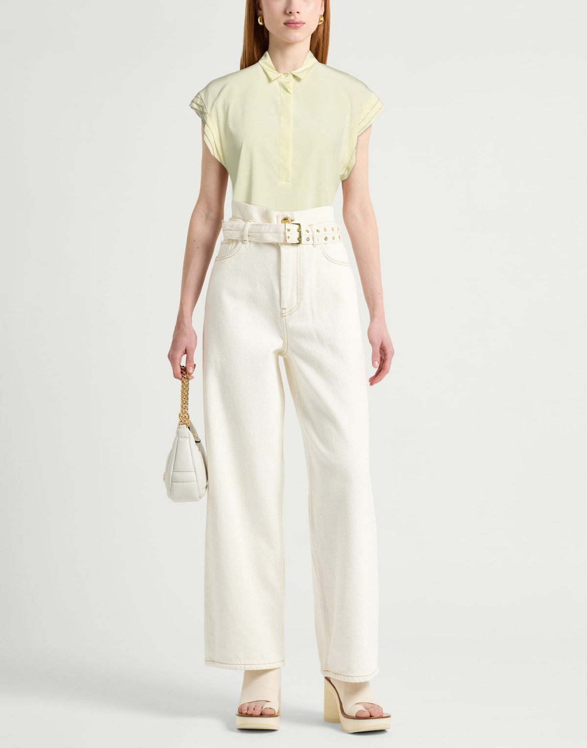 Peserico Womens Top Pastel in Yellow
