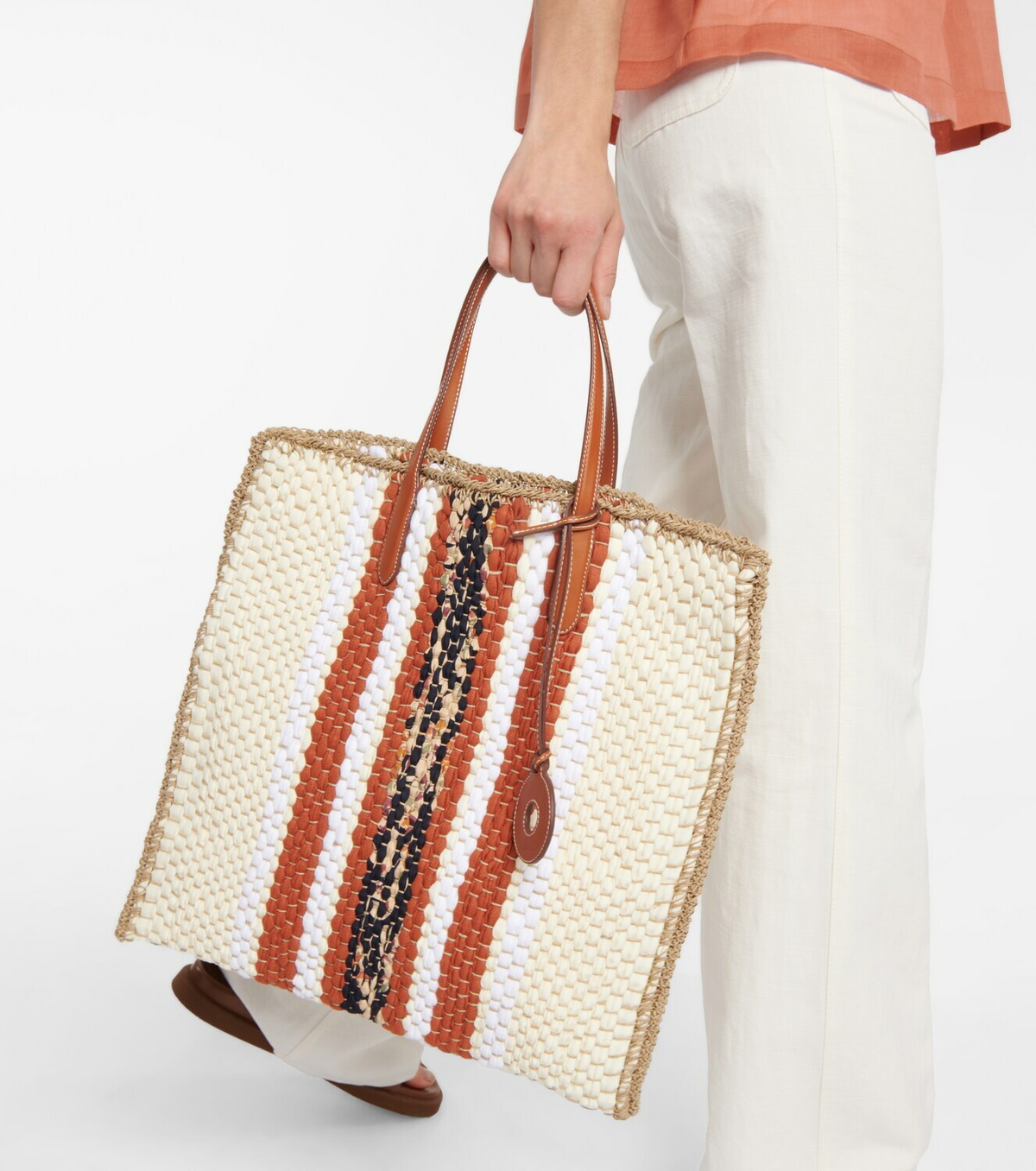 Loro Piana Blossom Large crochet shopper Loro Piana