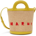 Marni Yellow & Beige Mini Tropicalia Bucket Bag