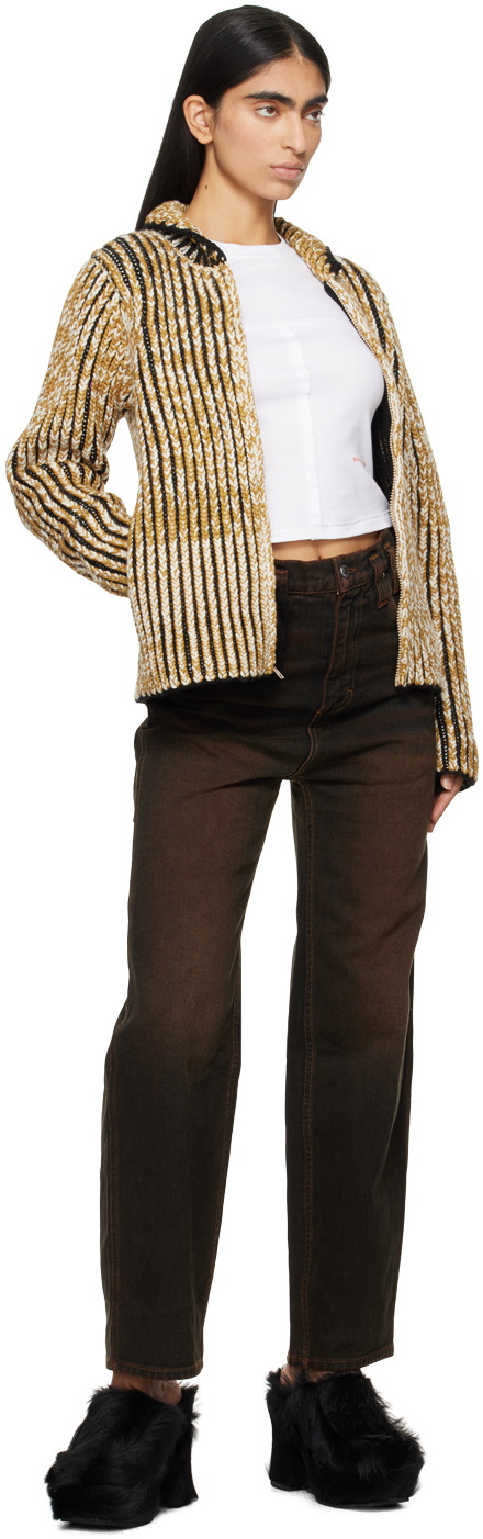 Eckhaus Latta Yellow Chalet Sweater